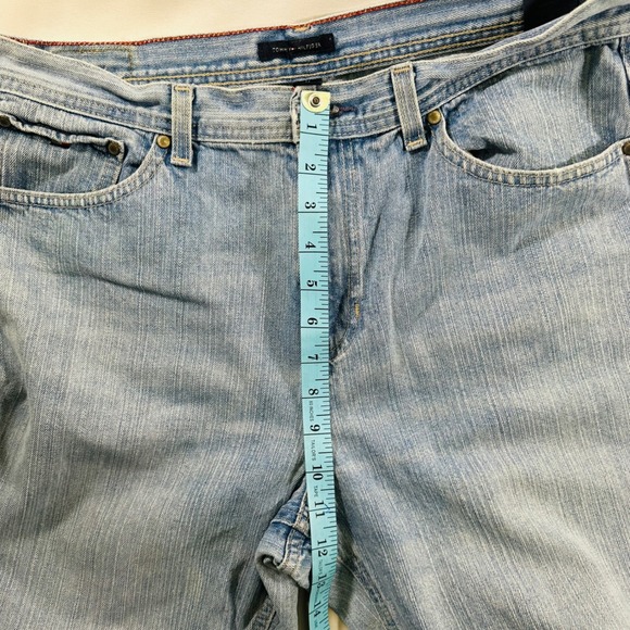 Tommy Hilfiger Light Blue Vintage Jeans 100% Cotton Womens 14 Reg 34 x 30 - Picture 8 of 9